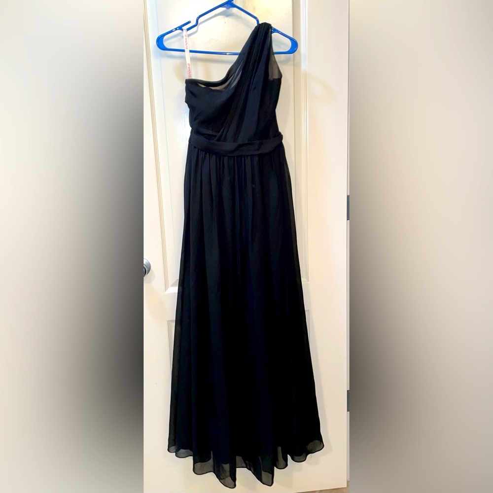 JJs House Black One Shoulder Dress